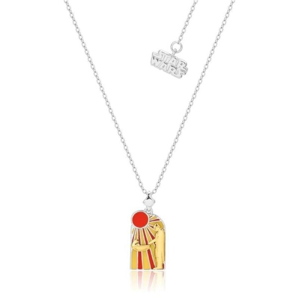 Disney Couture Kingdom - Star Wars - Mandalorian Horizon Necklace Silver