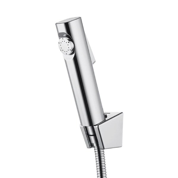 ACA Silver Toilet Bidet Spray Kit Shattaf Handheld Shower Head 1.2m SUS Hose