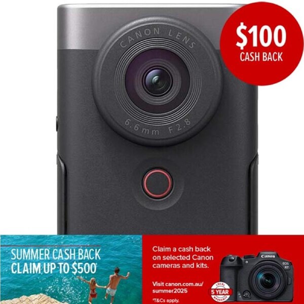 Canon PowerShot V10 Vlogging Camera (SLV)