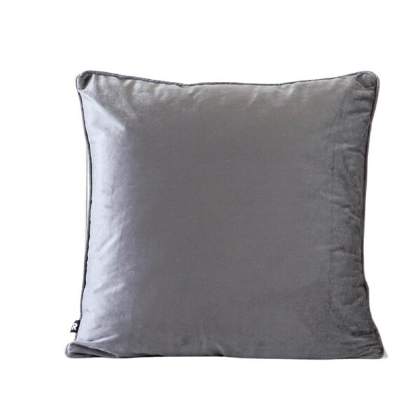 Rayell Velvet 50x50cm Indoor Cushion Decorative Home Bedding Pillow Charcoal