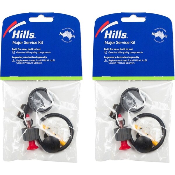 2x Hills Seal & Valve Replacement Service Kit For 5L & 8L Garden Spray Bottle