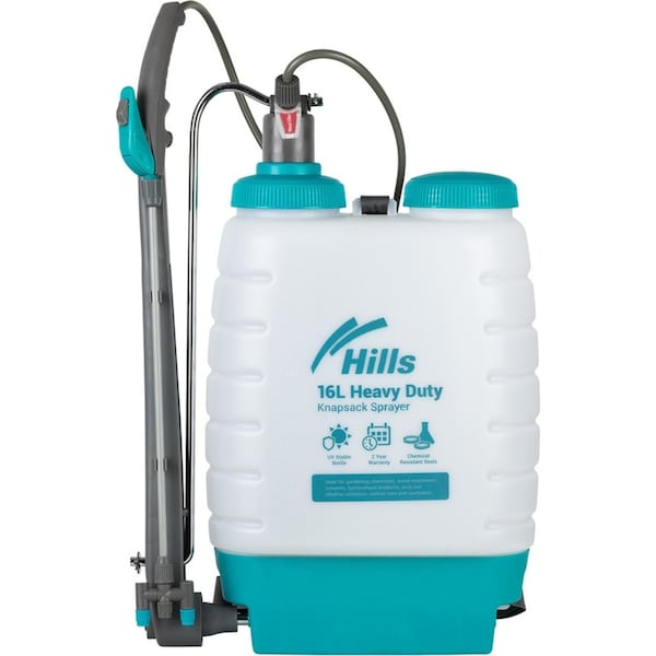 Hills Heavy Duty Knapsack/Backpack Durable Water Pump Pressure Spray Bottle 16L