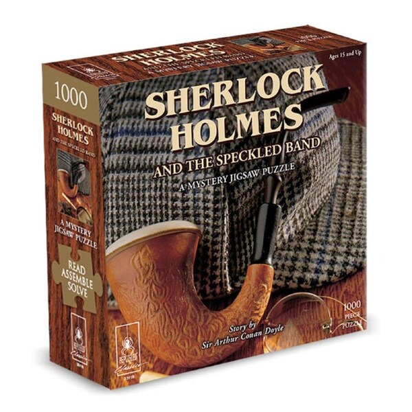 1000pc U.Games Mystery Puzzle Sherlock Holmes Jigsaw Puzzle Activity Toy 15+