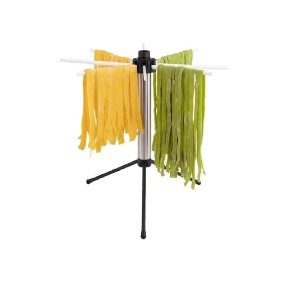 Pasta Drying Rack Collapsible 8 Arms Dryer Stand Noodle Spaghetti Fettuccine