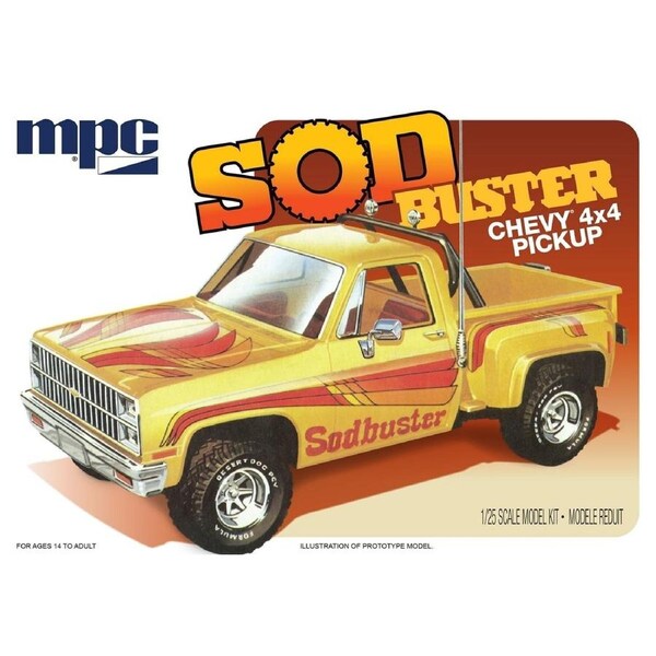 MPC 1:25 1981 Chevy Stepside Pickup SodBuster