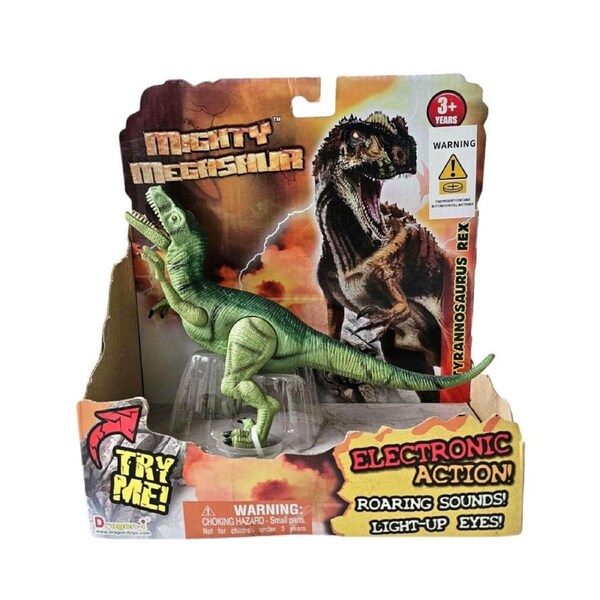 Mighty Megasaur Electronic Dinosaur Action Velociraptor
