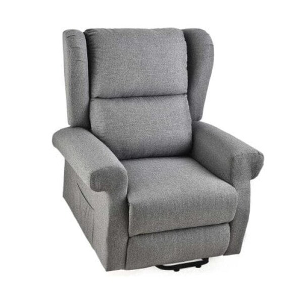 FORTIA Electric Recliner Lift Heat Chair for Elderly, Massage, Heat Therapy, Aged Care, Grey