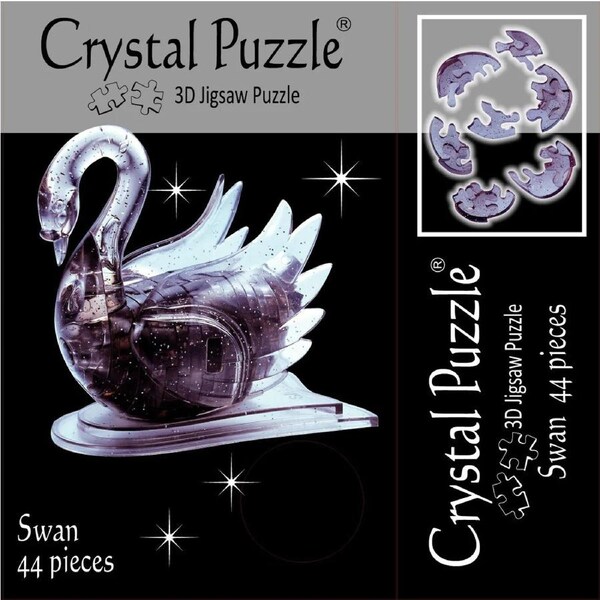 3D Black Swan Crystal Puzzle