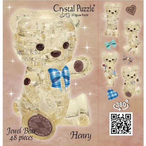 3D Henry Jewel Bear Crystal Puzzle