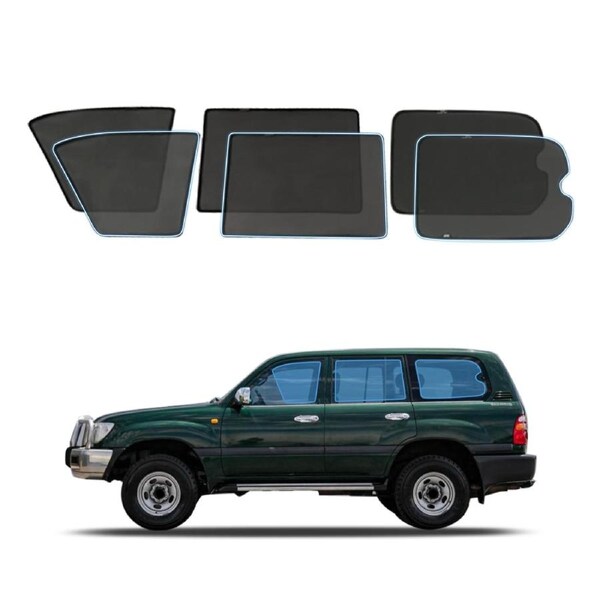 Magnetic Window Sun Shade for Toyota Land Cruiser 100 105 Series 1998-2007