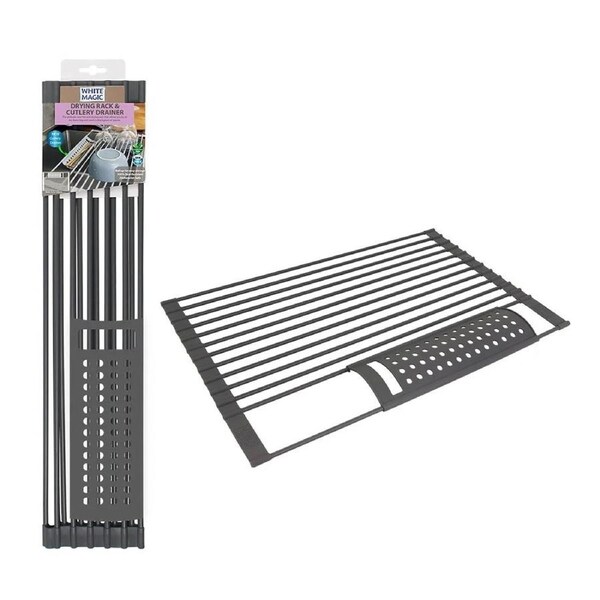 White Magic Drying Rack and Cutlery Drainer 52 x 33cm