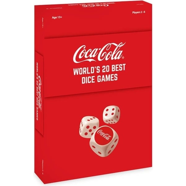 Coca-Cola World's Best Dice Party Games Teen/Kids Interactive Activity Toy 13+