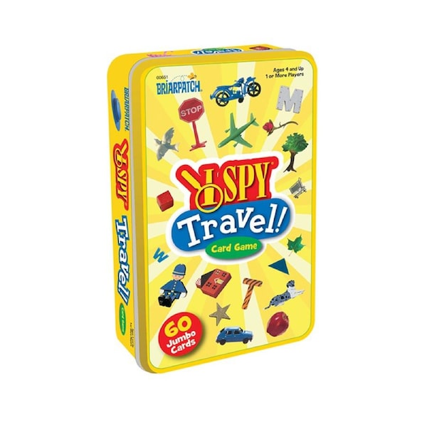 Tinned Game I Spy Travel Jumbo Card Game Kids/Children Educational Fun Toy 3+