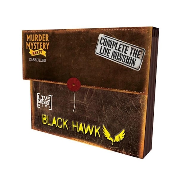 Murder Mystery Party Case Files Mission Black Hawk Activity Interactive Toy 14+