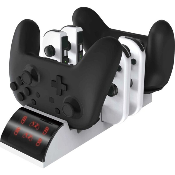 3rd Earth 6-in-1 Charging Station Stand Dock For Nintendo Switch Controllers