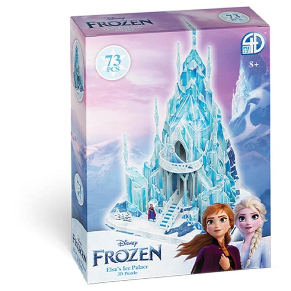 Disney Princess 4D Puzzle Frozen Ice Palace Castle Kids Educational Game Toy 8+