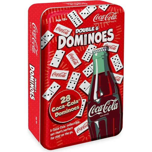 Coca Cola Tinned Game Domino Or Cards Assorted Teens Interactive Activity 13+