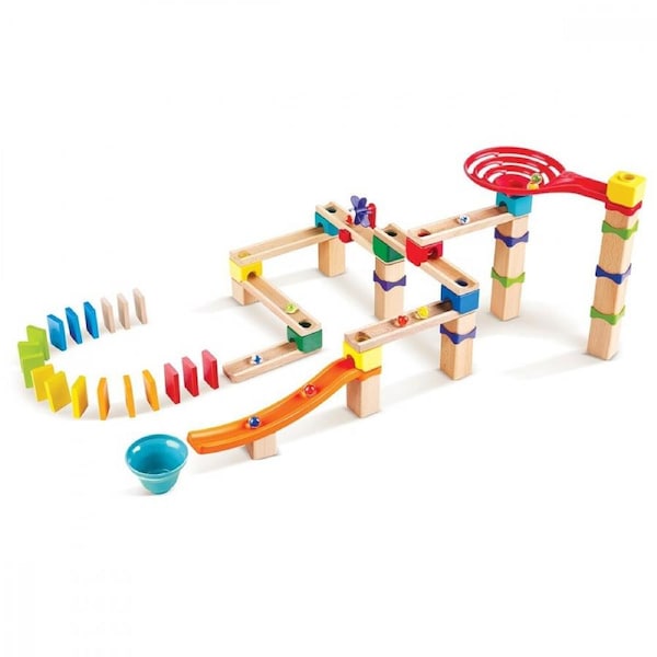 81pc Hape Marble Run Race Track Toddler/Kids Logical Thinking Activity Toy 3+