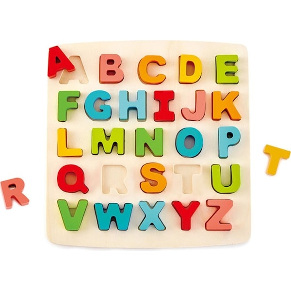 Hape Chunky Alphabet Puzzle Educational Kids/Toddler Learning Activity Toy 3+