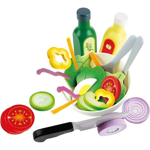 Hape Healthy Salad Playset Food/Meal Pretend Play Kids/Toddler Activity Toy 3+