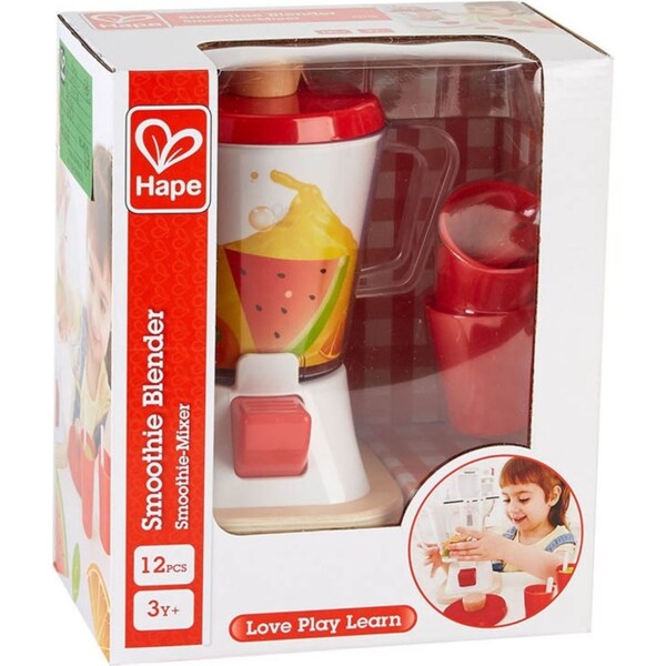 Hape Smoothie Blender Snack/Dessert Pretend Play Kids/Toddler Activity Toy 3+