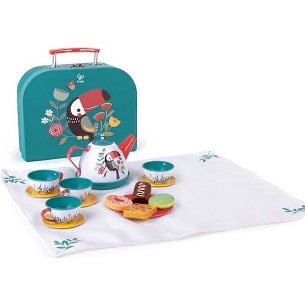 Hape Tea Time Playset Food/Drink Pretend Play Kids/Children Activity Toy 3+
