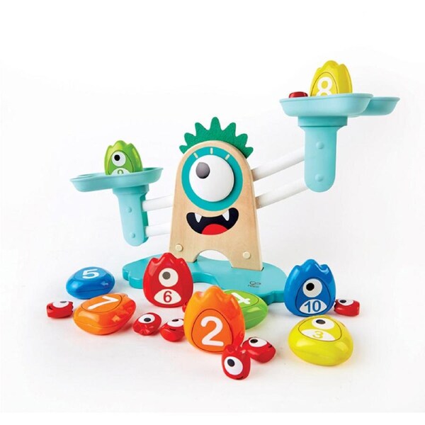 Hape Monster Math Scale Educational Learning Activity Kids/Toddler Play Toy 3+