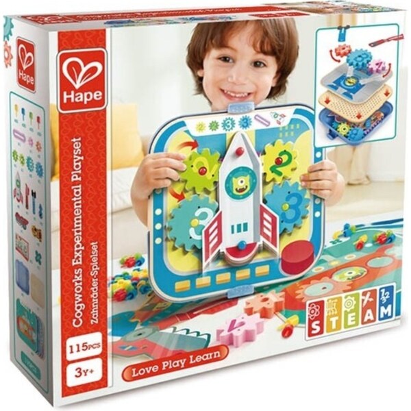Hape Cogworks Experimental Playset Educational Activity Kids/Toddler Toy 3+
