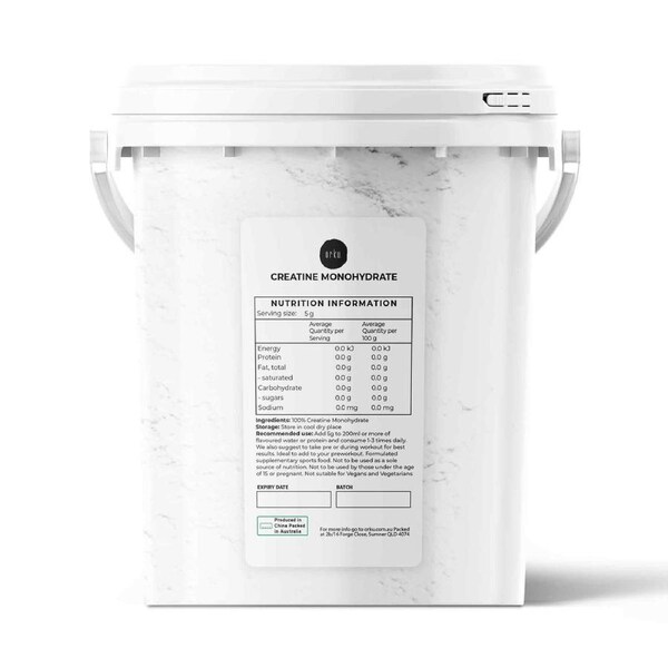 Orku 800g Creatine Monohydrate Powder Tub – 200 Mesh Micronised - 99.9% Purity