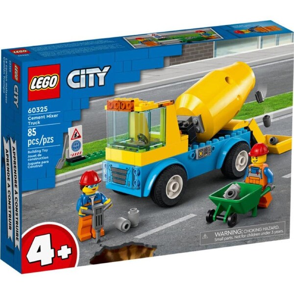 LEGO 60325 - City Cement Mixer Truck