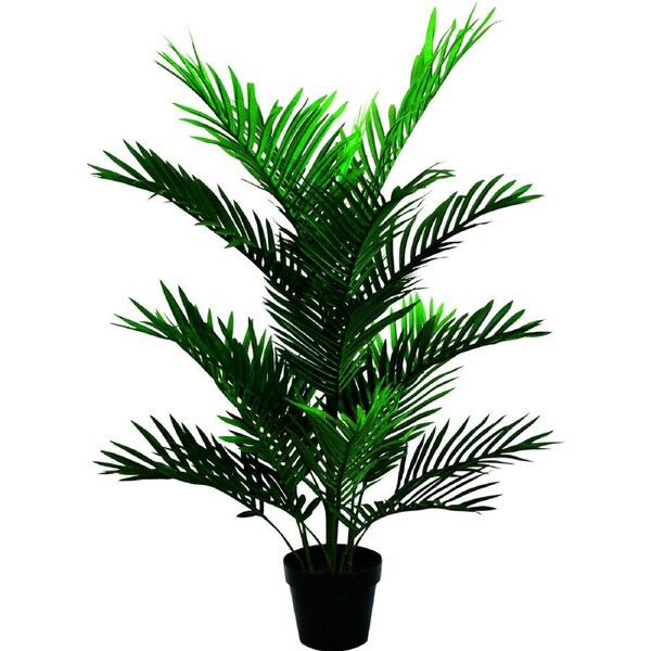 Maine & Crawford 90cm Potted Plastic Mini Palm Home/Garden Decor Plant Display
