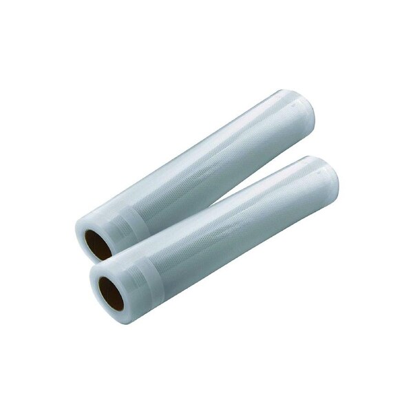 2PK Wildtrak 28x500cm Vacuum Rolls Kitchen Food Sealer/Saver Storage Plastic Bag
