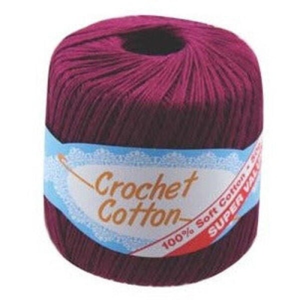 Crochet Cotton - Plum