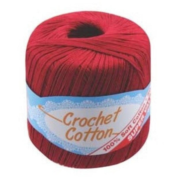 Crochet Cotton - Burgandy