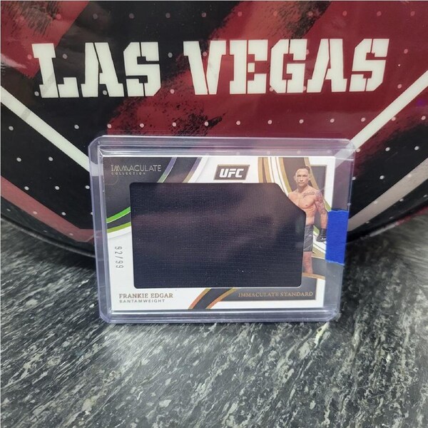 2022 PANINI Immaculate UFC - FRANKIE EDGAR Jumbo Relic 92/99 (o301)
