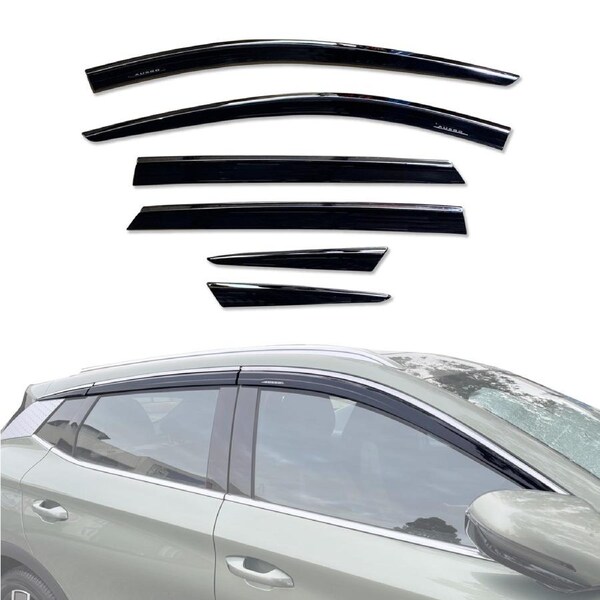 Stainless Trim Weather Shields for BYD ATTO 3 2022-Onwards
