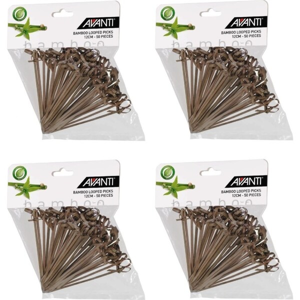 Avanti Bamboo Looped Picks Pack 200 - 12cm