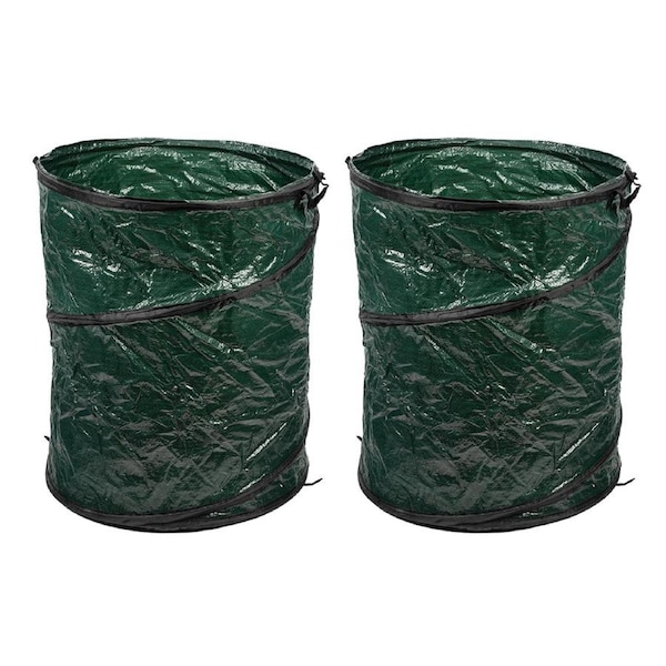 2x Gardenmaster Reusable Durable Pop Up Waste Gardening Bag Heavy Duty 174L