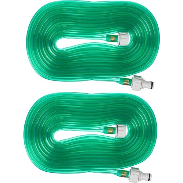 2x Hills Soaker Sprinker Perforated Plant Watering Hose UV Protected 12mm x 10m