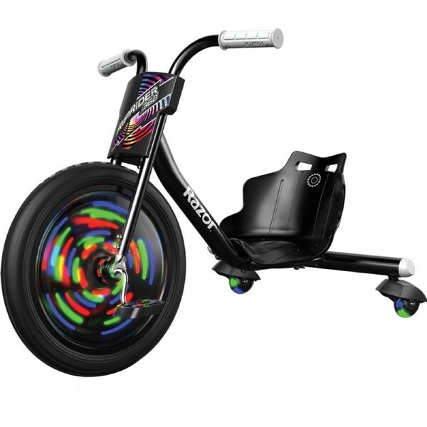 Razor Rip Rider 360 Lightshow Drifting Trike - Black
