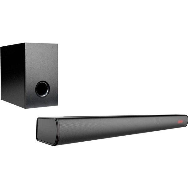 Laser 2.1 Channel Soundbar with Wired Subwoofer**