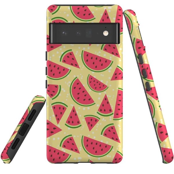 For Google Pixel 6 Pro Case Tough Protective Cover Watermelons
