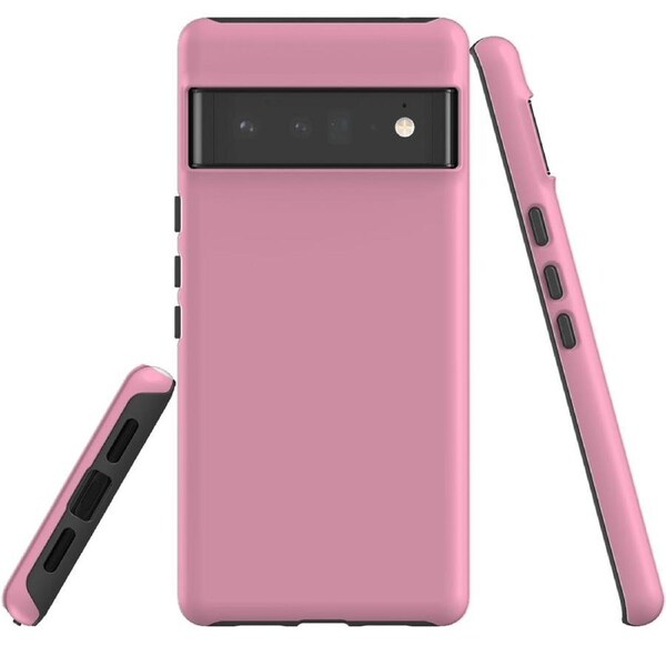 For Google Pixel 6 Pro Case Tough Protective Cover Pink