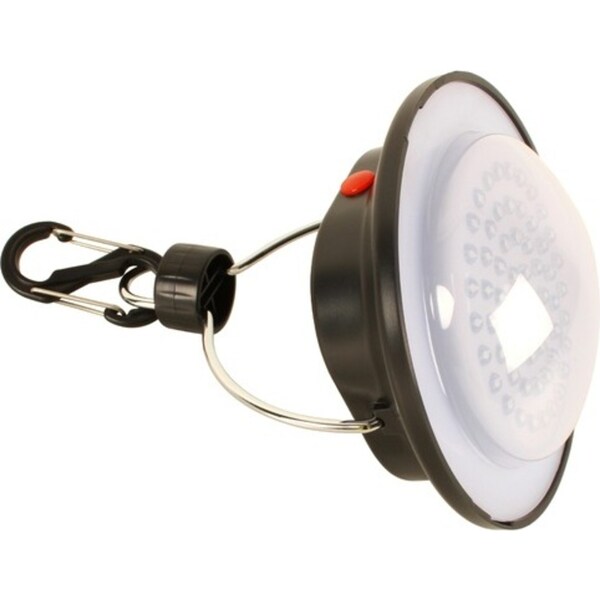 Cockatoo Camping Portable 13x11cm Hanging Ultra Bright LED Tent Light Black