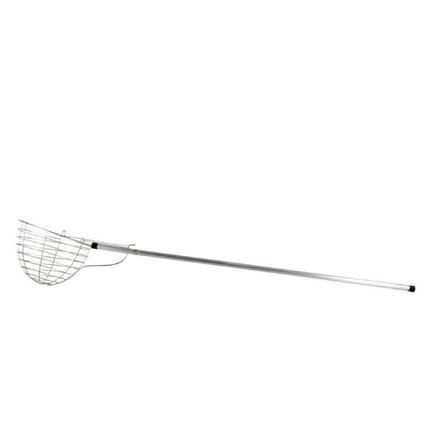 Fishteck Aluminium 143cm Crab Scoop Net w/ Handle Fishing Catching Tool Silver