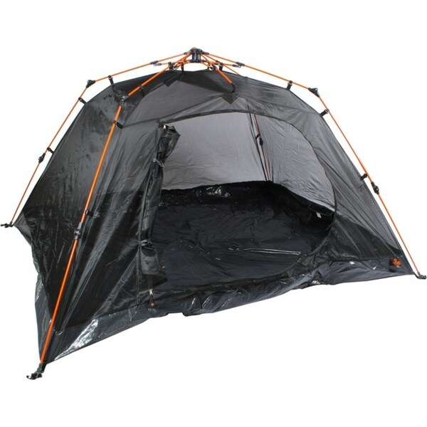 Wildtrak Easy Up 3-Person Mozzie 220cm Dome Camping Tent Outdoor Shelter Black