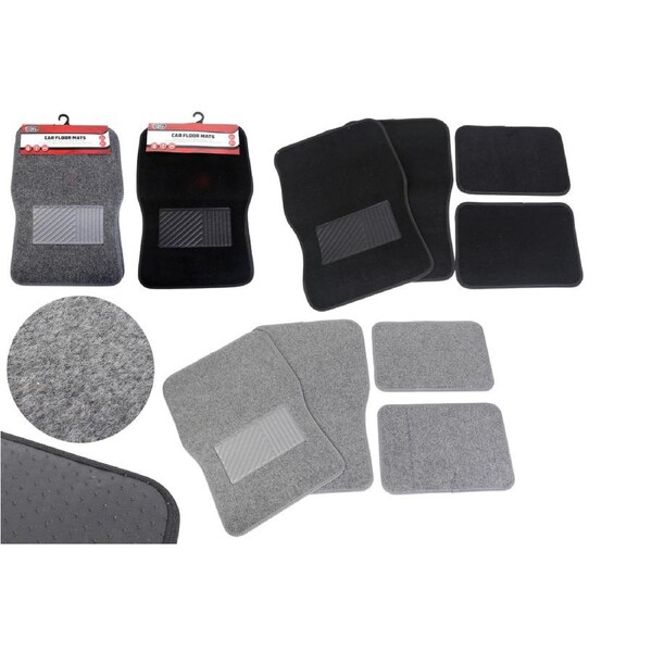 4pc Autostyle 64x44cm Car Interior Mats/Rug Protection Liner Washable Carpet