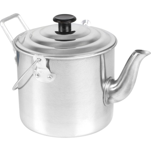 Wildtrak 2800ml Aluminium Billy Teapot Camping Water Boiler Container Silver