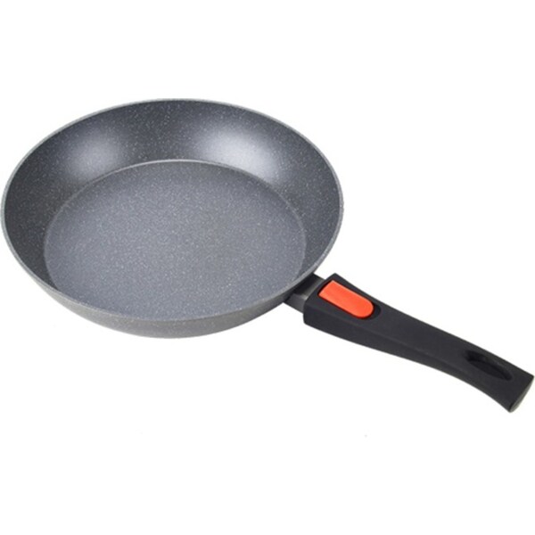 Wildtrak Compact Non-Stick 24cm Frypan Round Frying Pan w/ Detachable Handle BLK
