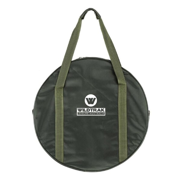 Wildtrak 41x9.5cm Cotton Carry Bag Storage w/ Handles For Camping Hose Green